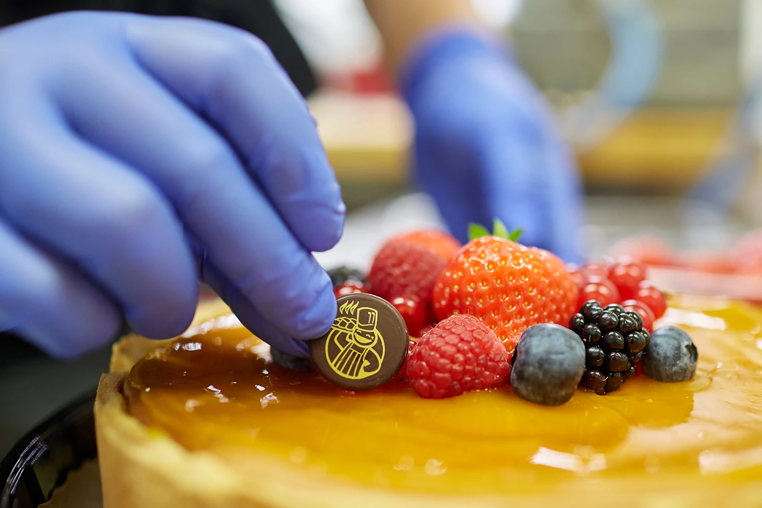 Amerikkalainen juustokakku lähikuva